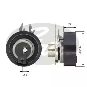 ролик ремня ГРМ!\ Seat Arosa 97-04 T43046 GATES