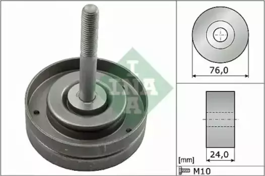 ролик обводной ремня ГРМ!\ Skoda Fabia 1.2 01>, VW Fox/Polo 1.2 01> 532 0500 10 INA