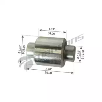 ролик тормозной колодки! d35xd19x56/34мм\ SAF, Trailor MBP3099 MANSONS
