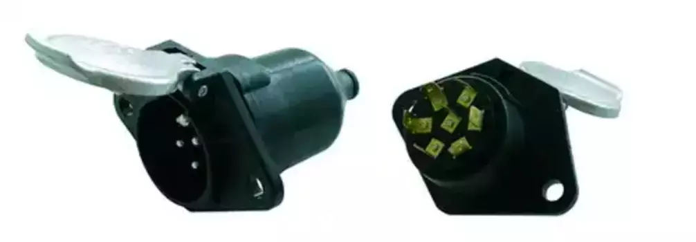 розетка! 7/7 полюсная пластик 24V type N ISO1185 с клемным соед.\ 611520 VIGNAL