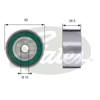 ролик обводной ремня ГРМ!\ Toyota Avensis/Corolla/Previa/RAV4 2.0D 99> T42192 GATES