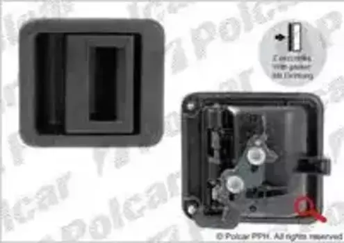 Ручка двери POLCAR 5702Z-42A
