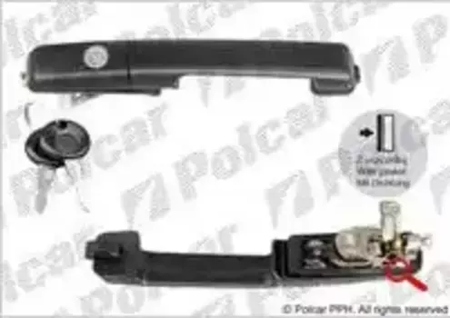 Ручка двери POLCAR 9546Z-42
