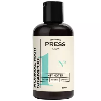PRESS GURWITZ PERFUMERIE Шампунь для волос безсульфатный №1 ветивер, орхидея и грейпфрут 300
