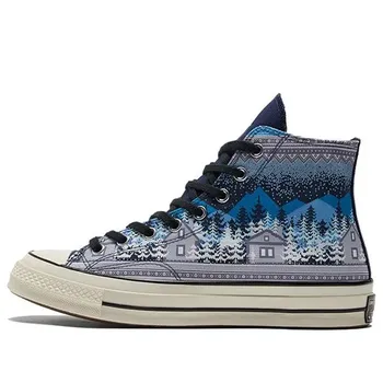 Кроссовки chuck 70 high 'holiday sweater - midnight navy' Converse, синий