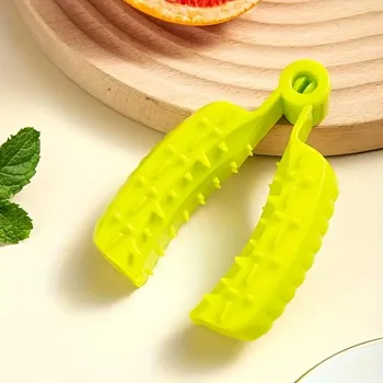 1шт ручная пластиковая кухонная овощерезка-шинковка с защитой пальцев - многофункциональная овощерезка, картофель, лук, чеснок и терка pink