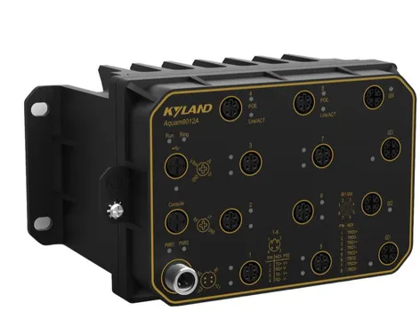 Коммутатор управляемый Kyland Aquam8012A 302242611 3 10/100/1000Base-TX ports, 9 10/100Base-TX ports, 48VDC(33.6-60VDC) dual redundant power inputs