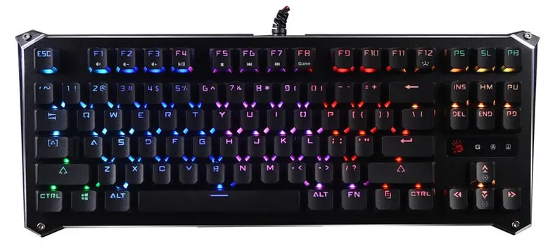Клавиатура A4Tech Bloody B930 черная, механическая, USB, LED