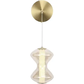 Бра светодиодное ST Luce Spine SL6136.201.01 золото/коньячный LED 1*6W 3000K