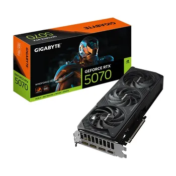 Видеокарта PCI-E GIGABYTE GeForce RTX 5070 WINDFORCE OC SFF (GV-N5070WF3OC-12GD) 12GB GDDR7 192bit 4nm 2542/28000MHz HDMI 3*DP