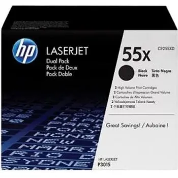 Картридж HP CE255XD для HP LJ P3015d/P3015dn/P3015n/P3015x, черный