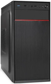 Корпус mATX Exegate BAA-113U-AAA350 EX292352RUS БП 350Вт, AAA350 с вент. 8см, 2*USB, USB3.0, аудио, черный