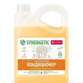 SYNERGETIC Кондиционер-ополаскиватель для белья Цитрусовая фантазия гипоаллергенный 2750.0