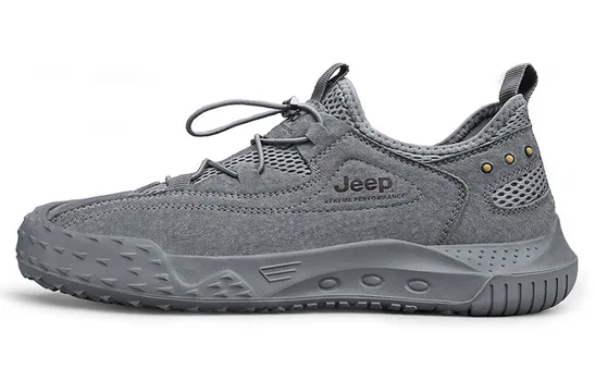 Кроссовки мужские низкие серые Jeep