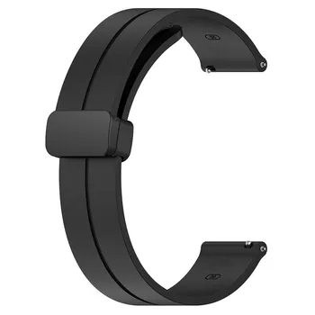 Ремешок для часов 20 мм 22 мм Магнитная застежка для Samsung Galaxy Watch 5/4/3 Gear S3 Силиконовый ремешок для Huawei Watch GT 3/2 42 мм 46 мм 20mm