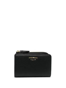 Кардхолдер с логотипом EMPORIO ARMANI, черный