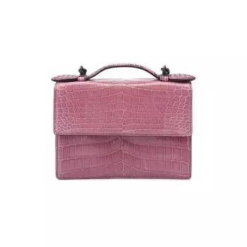 Сумка из кожи крокодила Bottega Veneta