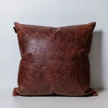 Dragon Embrossed Leather Подушка 55 x 55 см