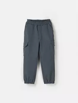 Брюки карго Softshell демисезонные "Графит" 7+