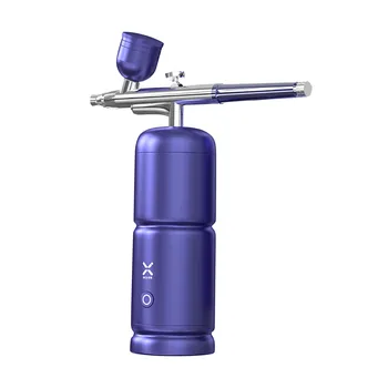 INXI002 Кислородный аппарат для лица Аэрограф Nano Mist Sprayer Портативный отпариватель для лица Beauty SPA Skin зелёный