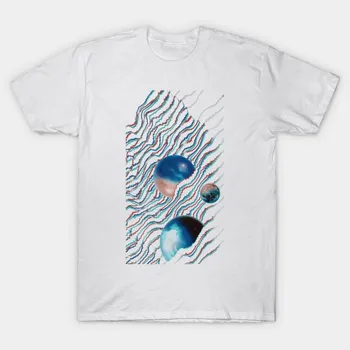Футболка женская Interplanetary Glitch 2 Harajuku Print Kawaii футболка летняя женская футболка с коротким рукавом топ футболка S розовый