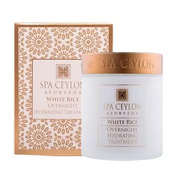 SPA CEYLON Ночная увлажняющая маска для лица "БЕЛЫЙ РИС"