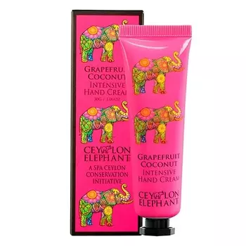 SPA CEYLON Интенсивный крем для рук Цейлонский Слон "ГРЕЙПФРУТ И КОКОС" 30