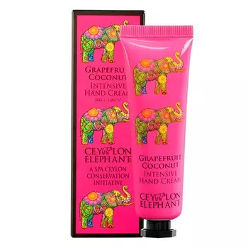 SPA CEYLON Интенсивный крем для рук Цейлонский Слон "ГРЕЙПФРУТ И КОКОС" 30