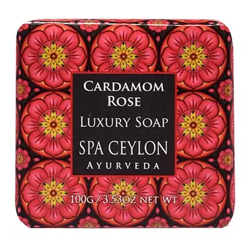 SPA CEYLON Роскошное мыло "Роза и Кардамон" 100