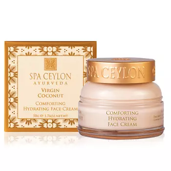 SPA CEYLON Успокаивающий увлажняющий крем для лица "ЧИСТЫЙ КОКОС"