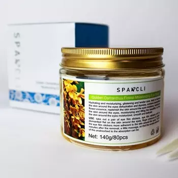 SPARCLI Патчи для глаз тканевые с цветком Османтуса 140.0