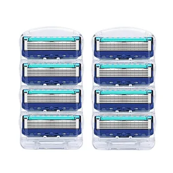 Living Max Level Gillette совместимое бритвенное лезвие ProGlide Power 1+1 всего 8 шт., корейское бритвенное лезвие