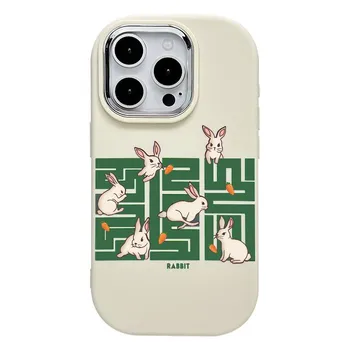 Мягкий силиконовый чехол в китайском стиле для iPhone 13/14 Pro Max, чехол для телефона с дизайном панды и логотипом Apple, совместим с iPhone 15 Plus. IP11