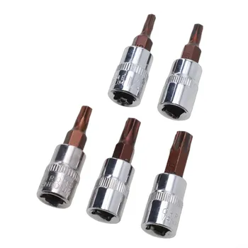 5*/отвертки Torx, инструменты с торцевой головкой 1/4 дюйма T15/T20/T25/T30/T40#