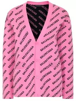 Кардиган с принтом BALENCIAGA