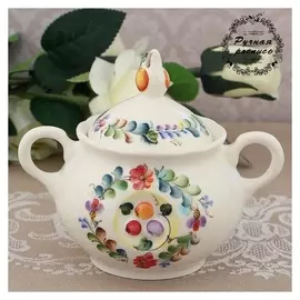 Сахарница "Яблочко" с крышкой