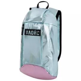 Рюкзак Staff Fashion AIR компактный, блестящий, "Лойс", бирюзово-розовый, 40х23х11 см, 270302