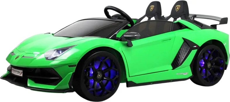 Детский электромобиль RiverToys Lamborghini Aventador SVJ (A111MP) зеленый