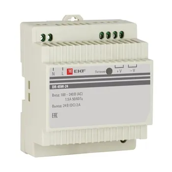 Блок питания 24 В EKF PROxima dr-45w (dr-45w-24)