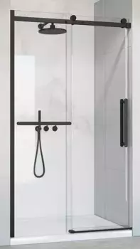 Душевая дверь «Vincea» Como Soft VDS-1CS120CLB 120/195 прозрачная/чёрная