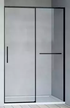 Душевая дверь «Vincea» Slim Soft VDS-1SS150CLB 150/200 прозрачная/чёрная