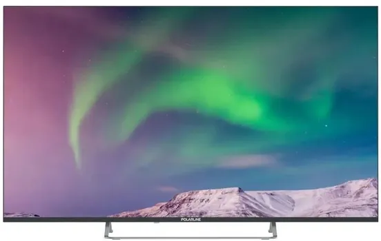 Телевизор POLARLINE 55PQ71STC-SM QLED 55" черный 4K Ultra HD 60Hz DVB-T DVB-T2 DVB-C DVB-S2 USB WiFi Smart TV (RUS)