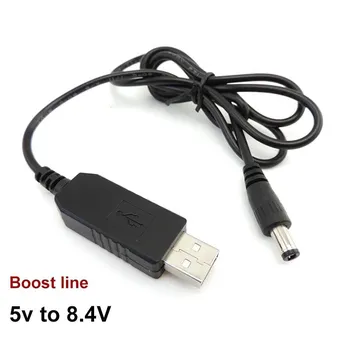 USB DC 5 В в USB 9 В 8,4 В 12 В 12,6 В повышающий модуль Power Boost Line кабель питания адаптер конвертер 5,5X2,1 мм для маршрутизатора 5V line