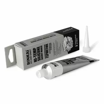 Герметик-прокладка RINKAI RTV Base Gasket RC9001 силиконовый, термостойкий, чёрный, туба 85г