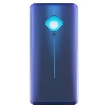 Задняя крышка для BBK Vivo S5 V1932A V1932T, крышка батарейного отсека, стеклянный корпус задней двери, запасные части с объективом камеры Copy-Black No Lens