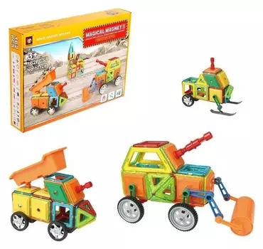 Конструктор магнитный Magical Magnet, 162 детали