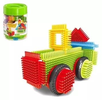 Конструктор игольчатый Mini Bristles, 110 деталей
