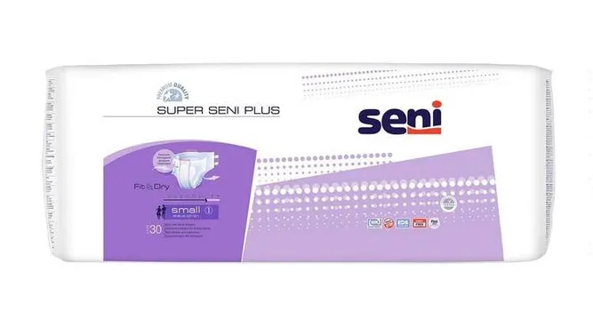 Подгузники д/взрослых Seni SUPER PLUS Small, 30 шт