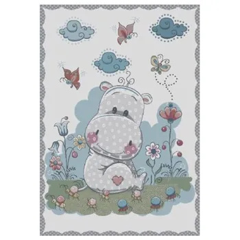 ковер BAMBINI 1330х1950мм полипропилен G2291 SMOKE/WHIT