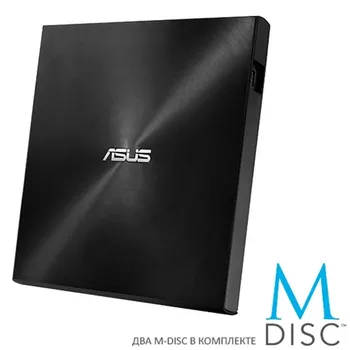 Внешний привод DVD-RW ASUS SDRW-08U7M-U, USB 2.0, черный, Retail